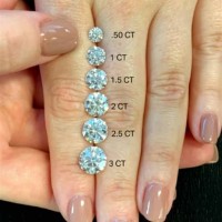 1 3 Carat Diamond Size Chart