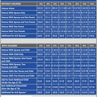 100 Va Disability Benefits Chart