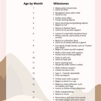 18 Month Milestones Chart