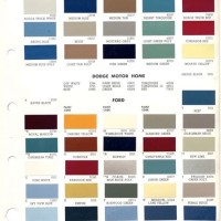 1969 Ford Truck Color Chart