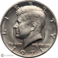 1971 Kennedy Half Dollar Value Chart