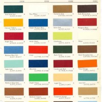 1977 Ford Truck Color Chart