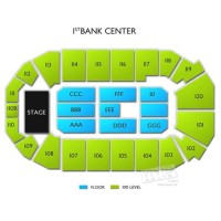 1st Bank Center Seating Chart With Seat Numbers