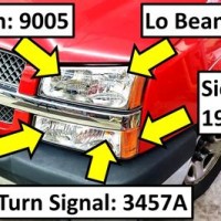 2004 Chevy Silverado Light Bulb Chart