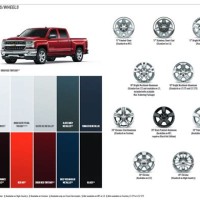 2016 Silverado Color Chart