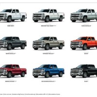 2017 Chevrolet Silverado Color Chart