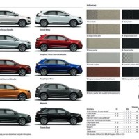 2017 Ford Edge Color Chart