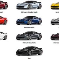 2018 Corvette Color Chart