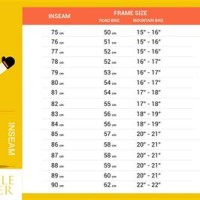 26 Inch Mountain Bike Size Chart