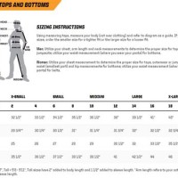 5 11 Pants Size Chart