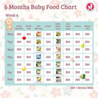 6 Month Baby Food Chart With Time In Hindi