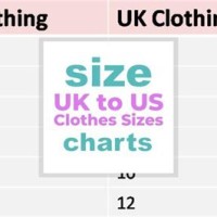 A F Size Chart Uk To Us