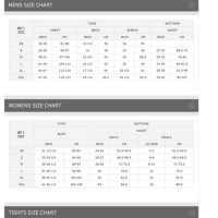 A F Size Chart Us