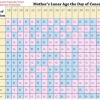 Accurate Chinese Gender Prediction Chart 2021