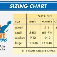 Active Ankle Size Chart