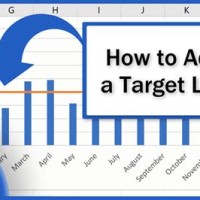 Add Horizontal Target Line To Excel Bar Chart