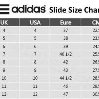 Adidas Adilette Slides Size Chart