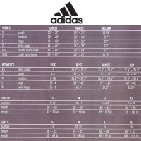 Adidas Adizero Soccer Jersey Size Chart