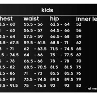 Adidas Childrens Size Chart