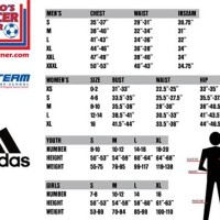 Adidas Football Shirt Size Chart Cm