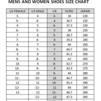 Adidas Footwear Size Chart