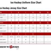 Adidas Hockey Jersey Size Chart