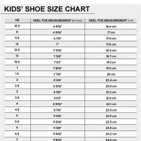 Adidas Kids Size Chart Shoes