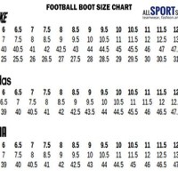 Adidas Mens Soccer Cleats Size Chart