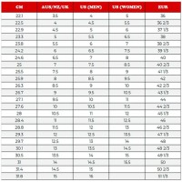 Adidas Mens Trainers Size Chart