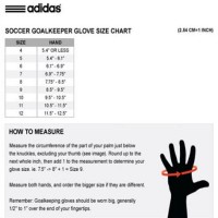 Adidas Soccer Gloves Size Chart