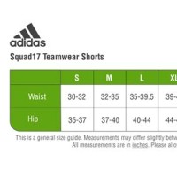 Adidas Soccer Shorts Men S Size Chart