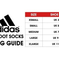 Adidas Sock Size Chart Uk