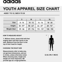 Adidas Tiro 19 Jacket Youth Size Chart