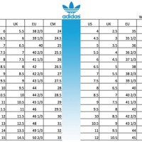 Adidas Women S Running Shoes Size Chart