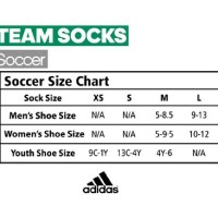 Adidas Youth Field Sock Ii Soccer Size Chart