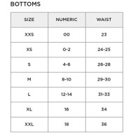 Aerie Underwear Size Chart