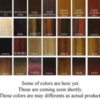 African American Hair Color Chart