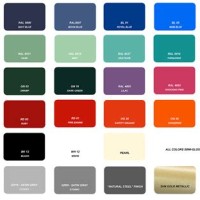 Akzo El Powder Coatings Color Chart