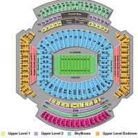 Alabama Bryant Denny Stadium Seating Chart