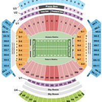 Alabama State Football Stadium Seating Chart - Best Picture Of Chart