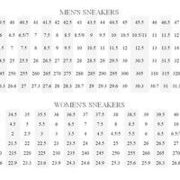 Alexander Mcqueen Size Chart Sneakers