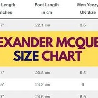 Alexander Mcqueen Size Chart Women S