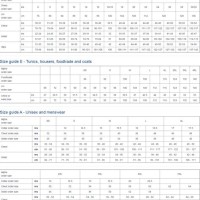 Alexandra Size Chart