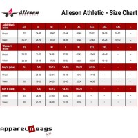 Alleson Youth Softball Pants Size Chart