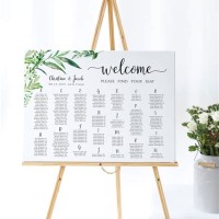 Alphabetical Seating Chart Poster Template