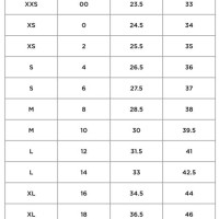 American Eagle Jeans Size Chart