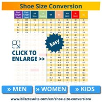 American Euro Shoe Size Chart