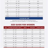 American Jacket Size Chart