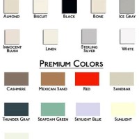 American Standard Tub Color Chart