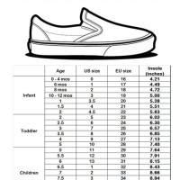 American Toddler Shoe Size Chart